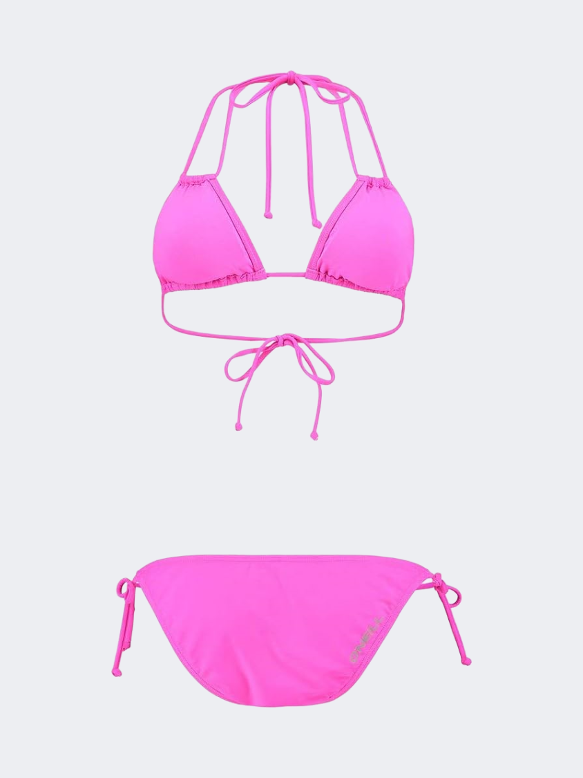 Oneill Capri Bondey Solid Women Beach Bikini Set Pink