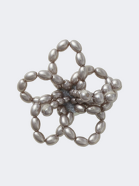 Crocs Pearl Beaded Floral Unisex Lifestyle Pins Black