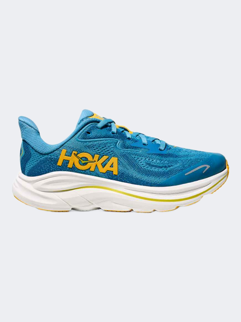 Hoka Clifton 10 Gs-Boys Running Shoes Alpine Blue