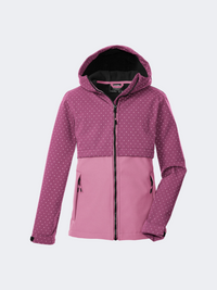 Killtec Kow 227 Softshell Girls Skiing Jacket Raspberry