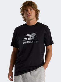 New Balance Sport Essential Gradient Logo Men Lifestyle T-Shirt Black