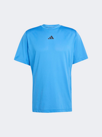 Adidas D4T Essentials Men Training T-Shirt Ray Blue