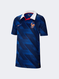 Nike Fff 2026 Stadium Home Boys Football T-Shirt Royal/White
