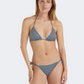 ONeill Essentials Capri Bondy Women Beach Bikini Set Black Simple Stripe