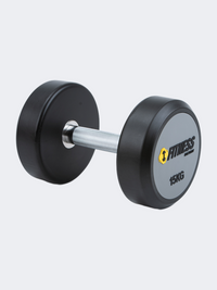 Irm-Fitness Factory Pvc Dumbbell With Logo Printing 15Kg Grey