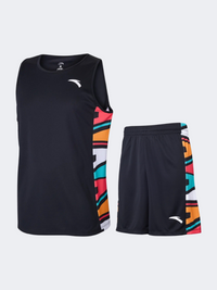 Anta Cubal Game Men Basketball Set Black/Red/Blue