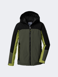 Killtec Kow 223 Boys Skiing Jacket Dark Olive