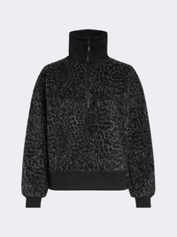 Oneill Must-Have Half-Zip Women Skiing Fleece Black Animal