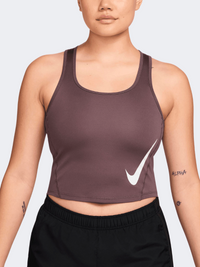 Nike Tempo Swoosh Df Women Running Tank Tatoo/Black/White