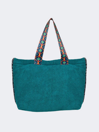 Stamion Terry Women Beach Bag Turquoise
