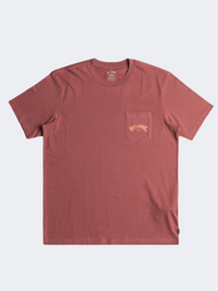 Billabong Stacked Arch Men Lifestyle T-Shirt Rose Dust