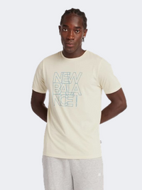 New Balance Essential Heathertech Graphic Men Performanc T-Shirt Pale Moss
