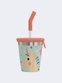 Sigg Straw Unistar 0.35 L Kids Lifestyle Cup Coral/Multicolor