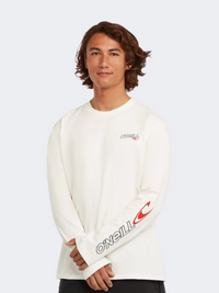 Oneill Essentials 90S Logo Men Lifestyle Long Sleeve Snow White