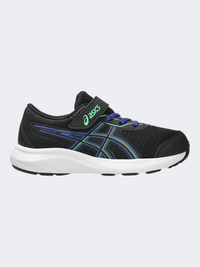 Asics Contend 9 Ps-Boys Running Shoes Black/Vital Green