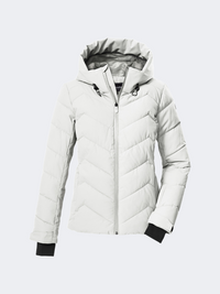 Killtec Ksw 31 Quilted Women Skiing Jacket Broken White