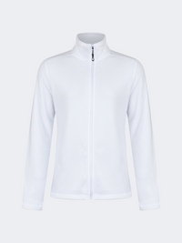 Oil&Gaz Soft Women Skiing Full Zip Fleece White