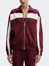 Puma T7 Relaxed Women Lifestyle Jacket Ruby Shimmer