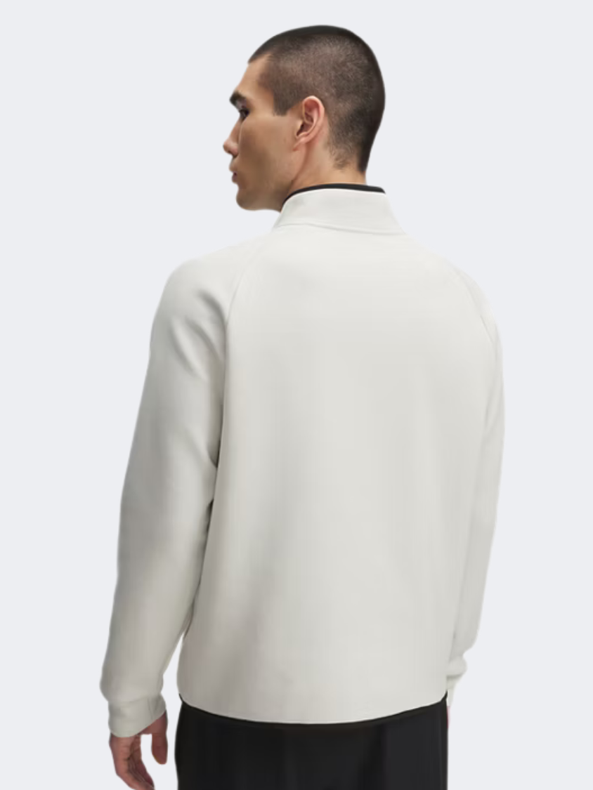 Under Armour Unstoppable Fleece Men Lifestyle Long Sleeve Summit White