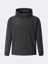 Erke Windbreaker Men Lifestyle Jacket Dark Grey