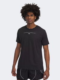 Under Armour Stacked Logo Men Lifestyle T-Shirt Black/White