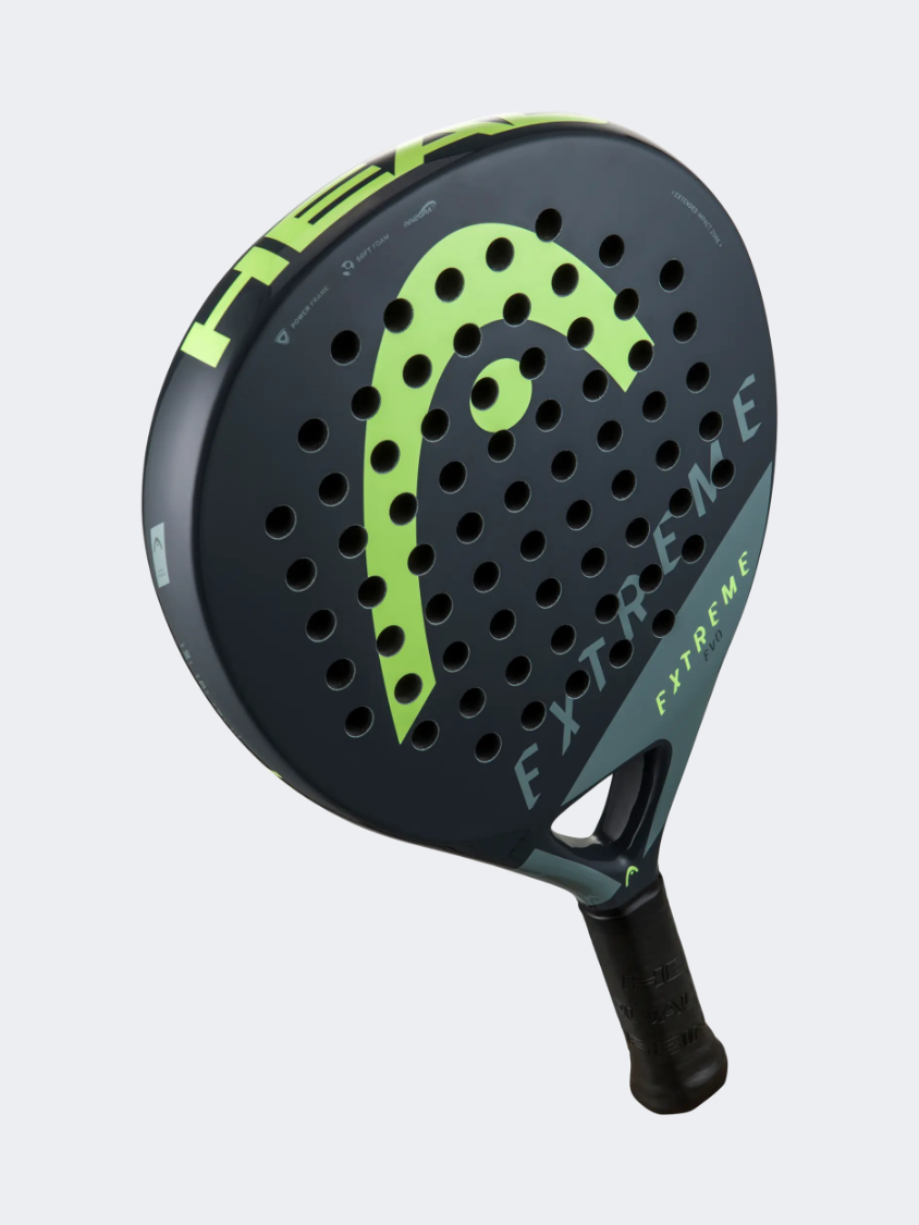 Head Evo Extreme 23 Padel Racquet Silver/Black/Green
