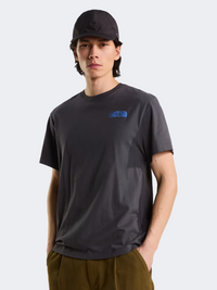 The North Face Retro Trail Relaxed Graphic Men Lifestyle T-Shirt Anthracite Grey