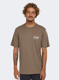 Oneill Original Cali Logo Men Lifestyle T-Shirt Pure Cashmere