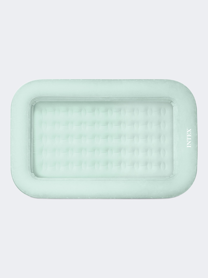 Intex Travel With Hand Pump 107X168X25 Cm Beach Bed Mint Green
