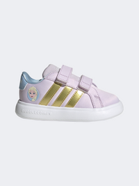 Adidas Grand Court Elsa Infant-Girls Sportswear Shoes Ice Lavender/Gold