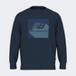 New Balance Boxed Stack Crew Men Lifestyle Sweatshirt Nb Navy