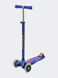 Micro Maxi Deluxe Kids Skating Scooter Blue/Orange
