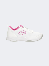 Lotto Mirage 700 All Round Women Tennis Shoes White/Wild Orchid