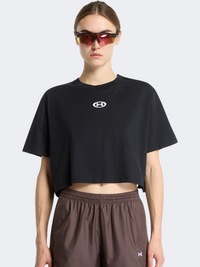 Under Armour Center Lt Women Lifestyle T-Shirt Black/White