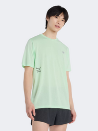 New Balance Athletics Graphic Men Performance T-Shirt Lab Green