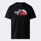 The North Face Biner Graphic 1 Men Lifestyle T-Shirt Black/Red/White
