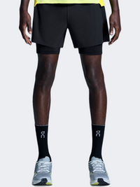 On 5" Performance Men Running Short Black
