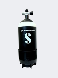 Scuba Pro Steel Tank 12L Unisex Diving Tank Black/White