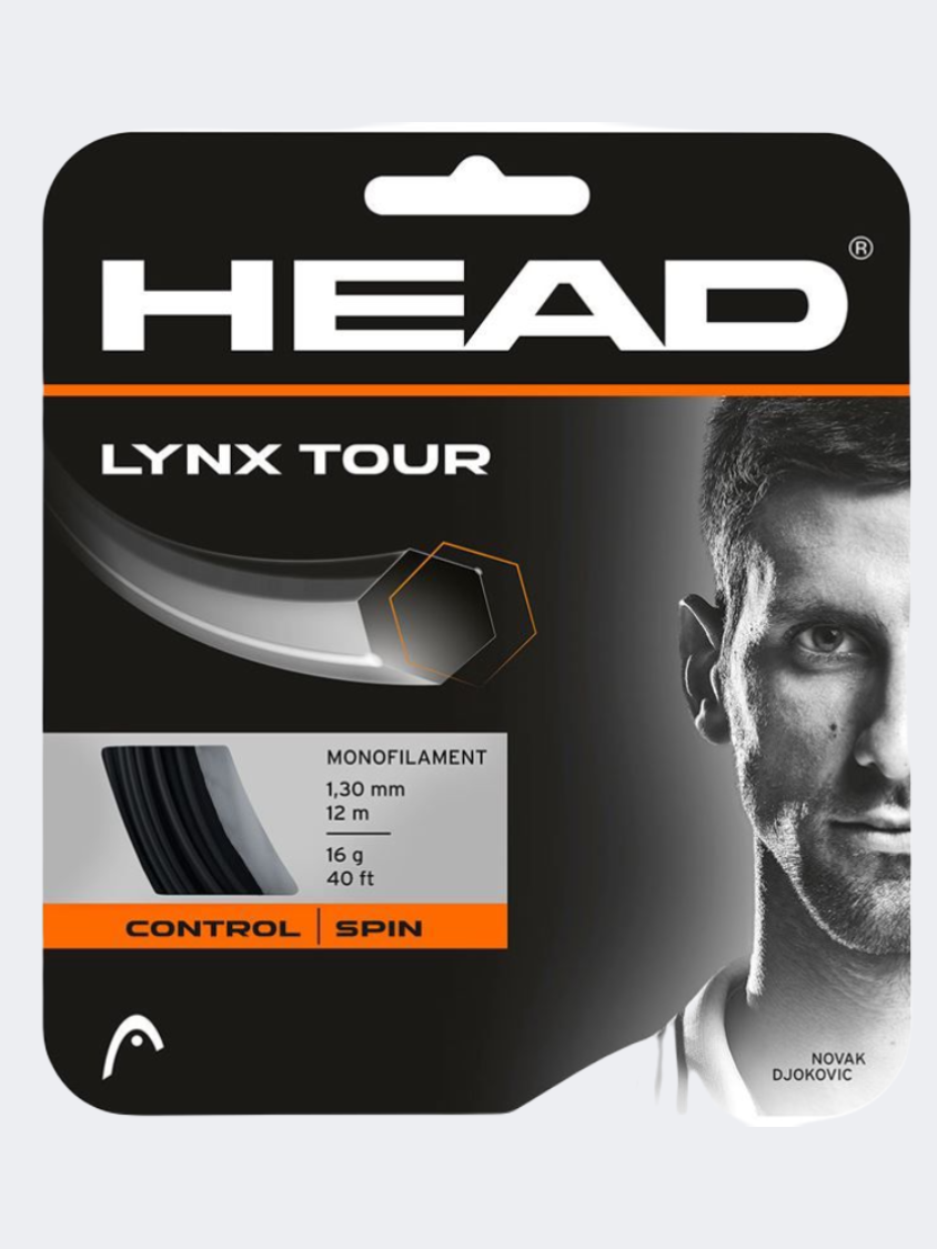 Head Lynx Tour Set 16 Tennis Strings Black