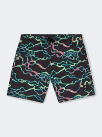 Oneill Calicrazy Boys Beach Swim Short Black Ocean