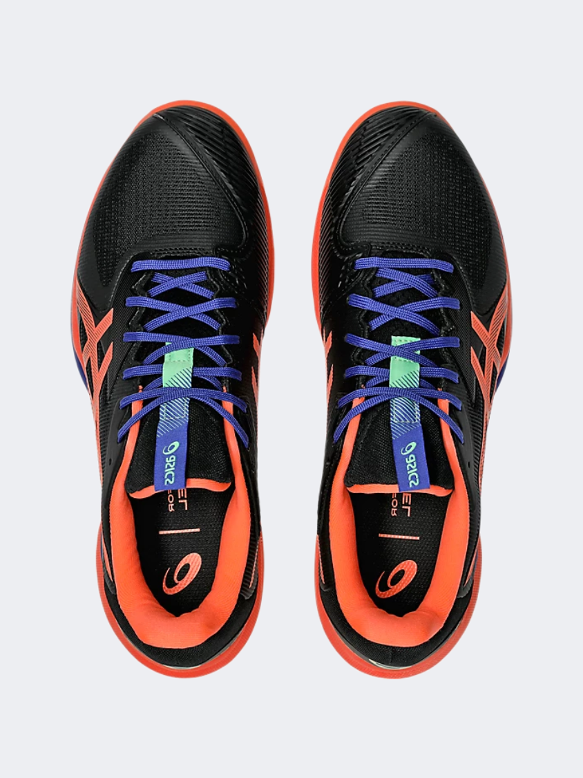 Asics Solution Speed Ff 3 Men Padel Shoes Black/Vivid Coral