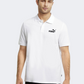 Puma Essential Pique Men Lifestyle Polo Short Sleeve White