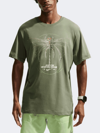 Nike Dragonfly Men Running T-Shirt Silver Sage
