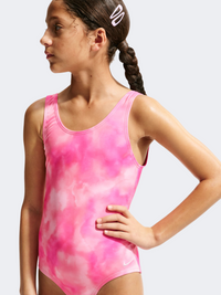 Nike U-Back Girls Swimming Monokini Pink Glow