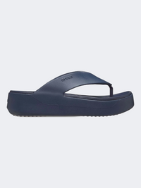 Crocs Getaway Platform Women Lifestyle Slippers Navy