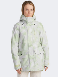 ONeill Utility Hybrid Women Skiing Jacket Green Day Camo