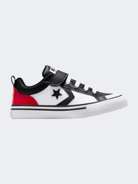 Converse Pro Blaze Strap Kids-Boys Lifestyle Shoes Black/White