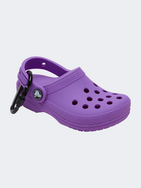 Crocs Classic Clog Pouch Unisex Lifestyle Charm Purple Bolt