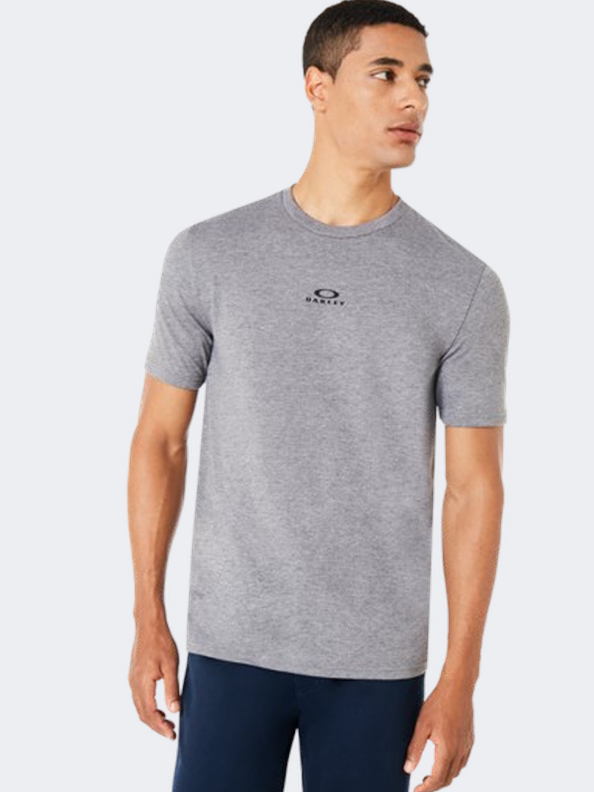 Oakley Barke New Men Lifestyle T-Shirt Athletic Grey