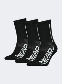 Head 3 Pack Unisex Padel Sock Black/White